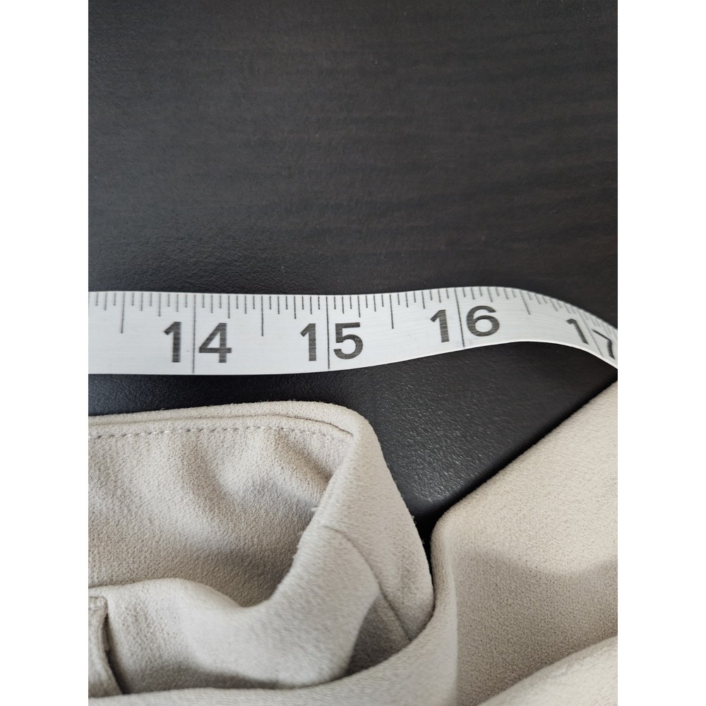 SOHO‎ Apparel Beige Tie Waist Pants Women's Medium M Slim Tapered Stretch Casual - Picture 5 of 8